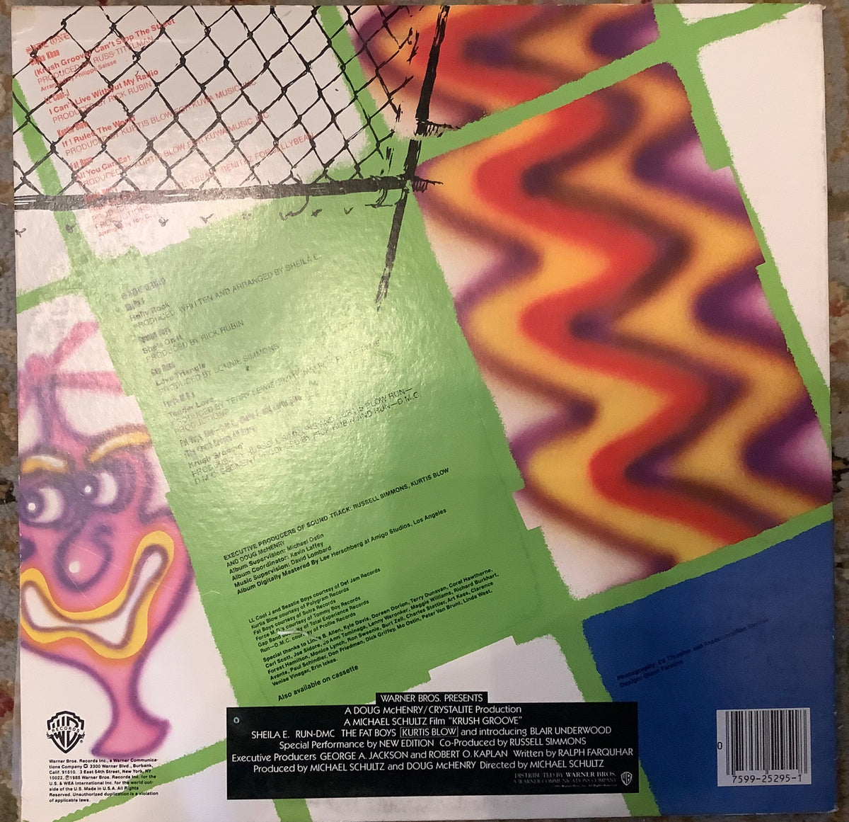Various Artists – Krush Groove Soundtrack (Promo Vinyl LP)