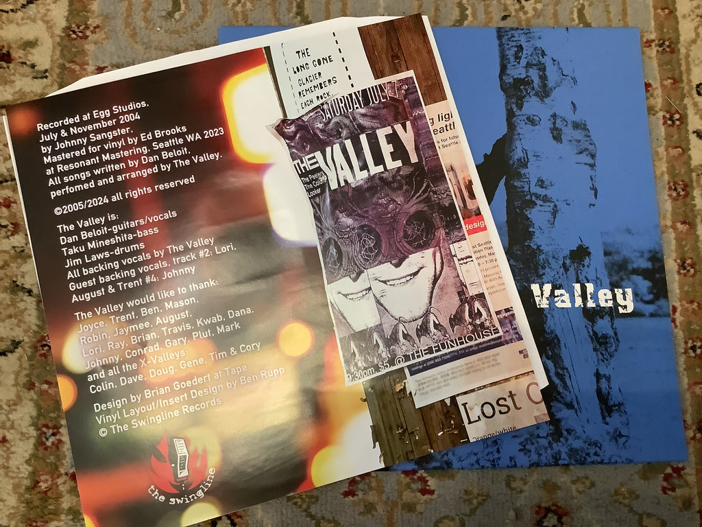 The Valley – The Valley (Blue Bear) – Limited Neon Blue & Black Split Vinyl