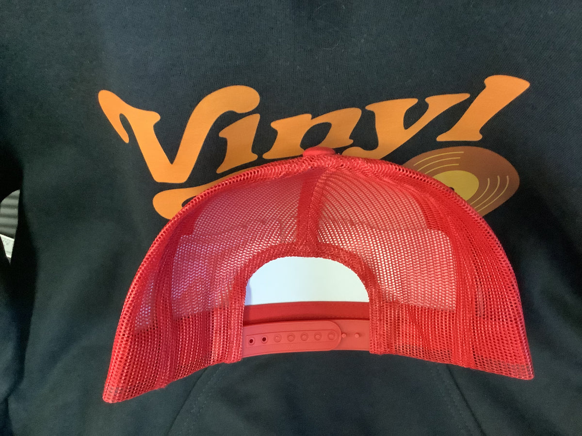 Vinyl Tap Logo Trucker Hat