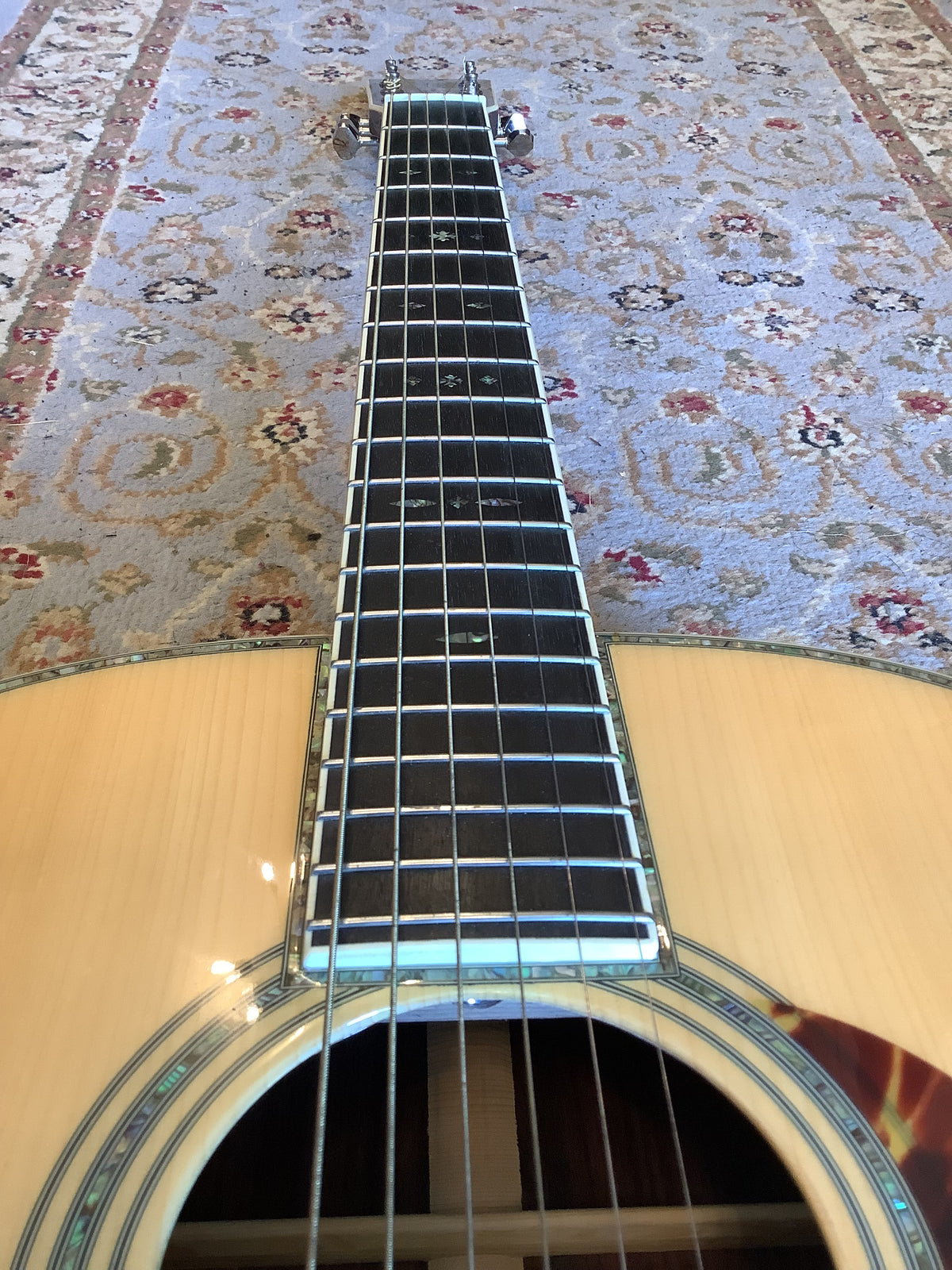 Recording King RO-342 Acoustic Guitar w/ K&K Pure Mini + Hard Case