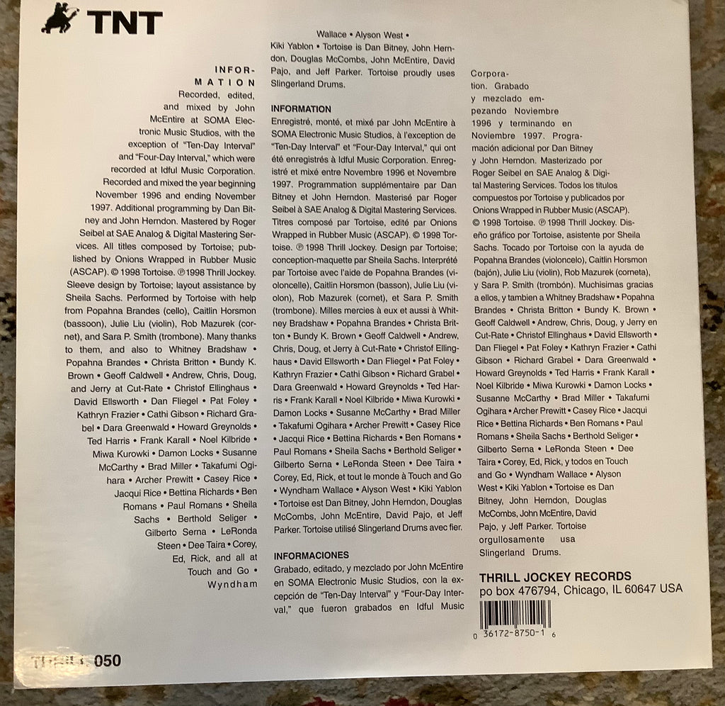 Tortoise – TNT (Used 2×LP, Thrill Jockey) - NM