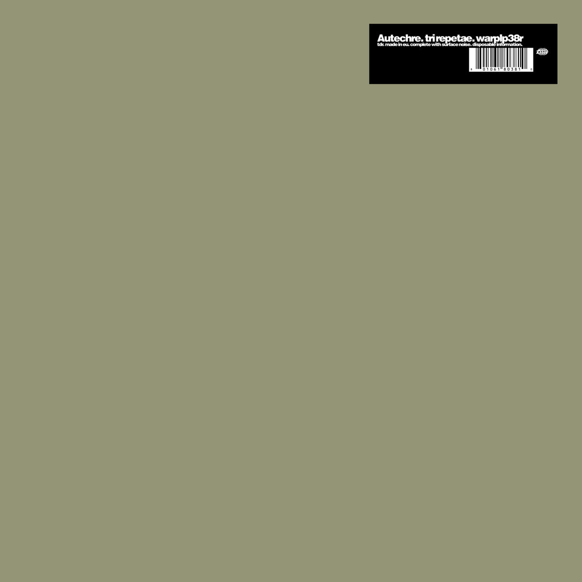 Autechre Tri Repetae