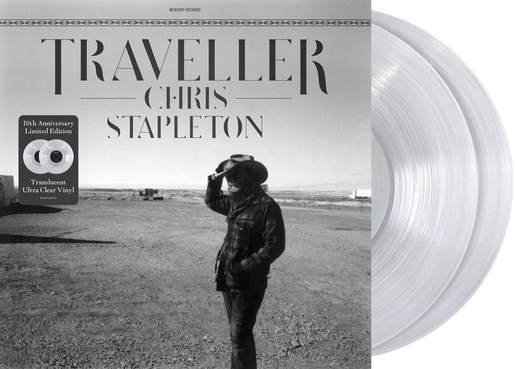 Chris Stapleton Traveller (10Th Anniversary) (Limited Edition) (Translucent Ultra Clear Vinyl) (2Lp)