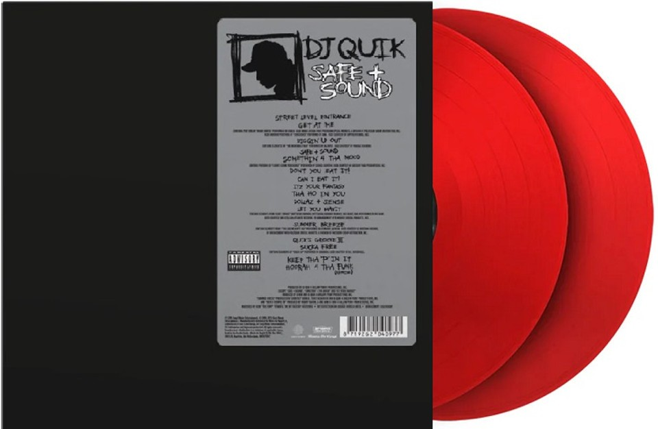 Dj Quik Safe & Sound (Limited Edition, 180-Gram Translucent Red Colored Vinyl) [Import] (2 Lp's)