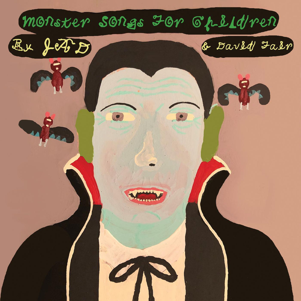 Jad & David Fair Monster Songs For Children (LIME WITH BLACK SWIRL VINYL)