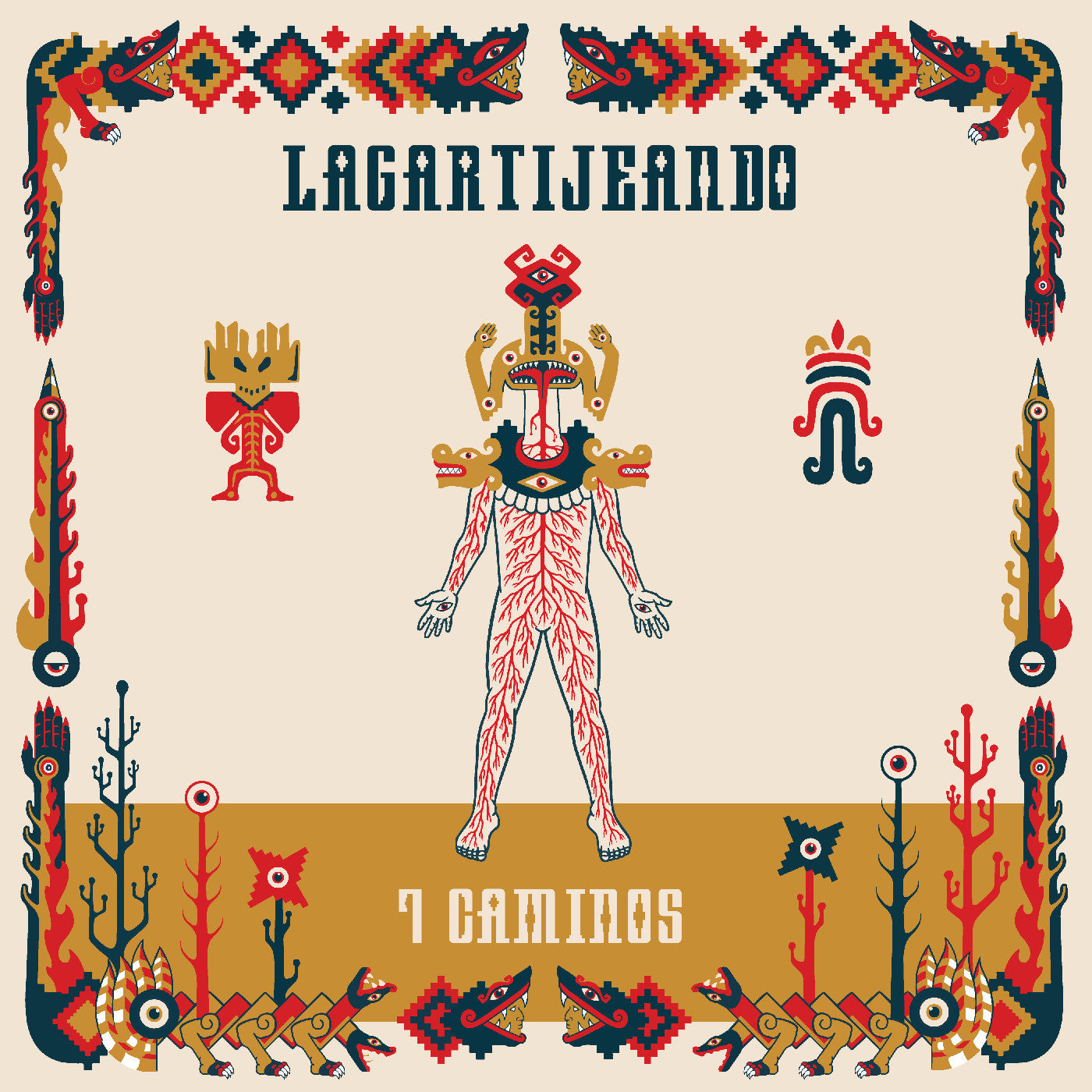 Lagartijeando 7 Caminos (Orange Vinyl)