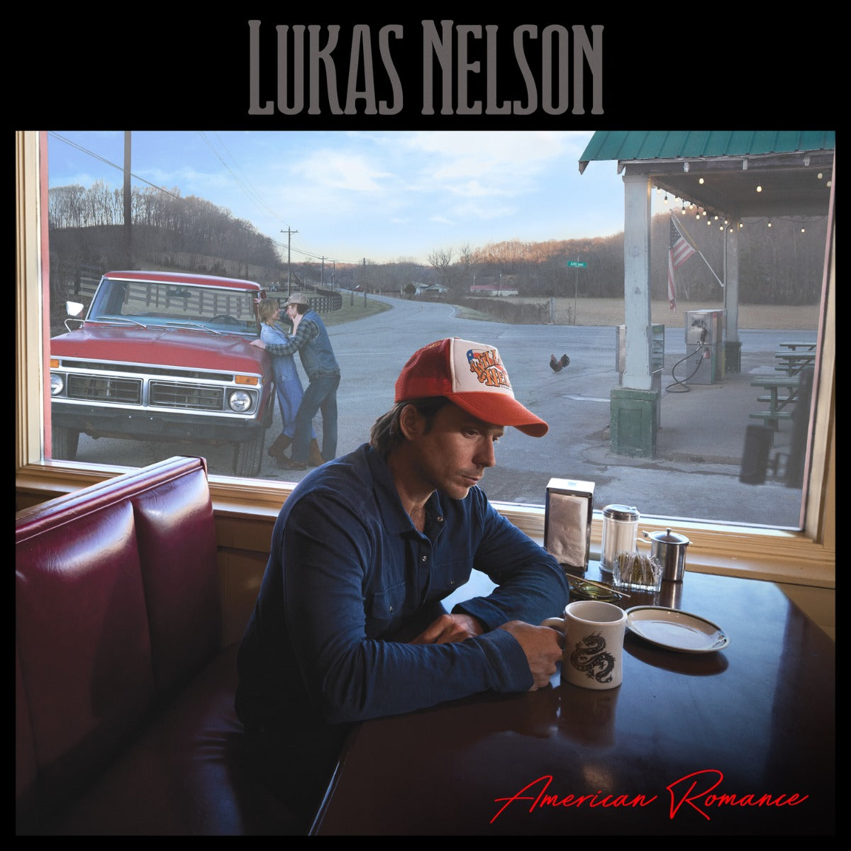 Lukas Nelson American Romance (140G) (Black & White Split Vinyl)