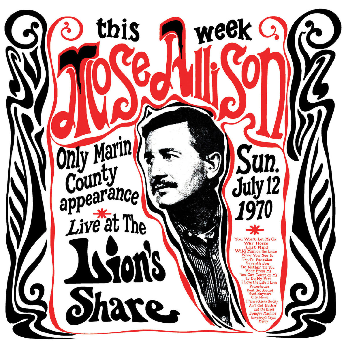 Mose Allison Live at The Lion's Share July 12, 1970 (Remastered) [2LP]