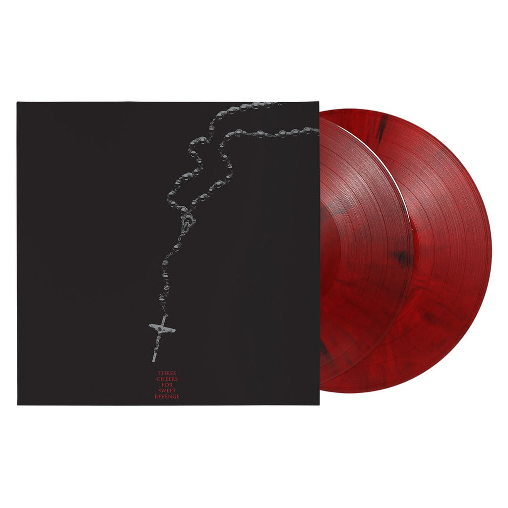 My Chemical Romance Three Cheers For Sweet Revenge (20th Anniversary Deluxe Edition) (Red & Black Marble Colored Vinyl) (2 Lp's)