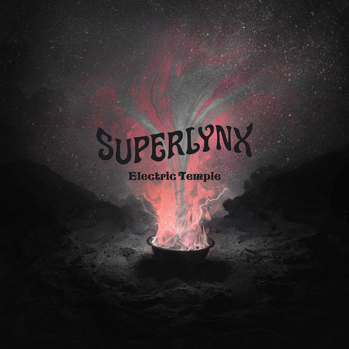 Superlynx Electric Temple (BLACK WITH WHITE SPLATTER VINYL)