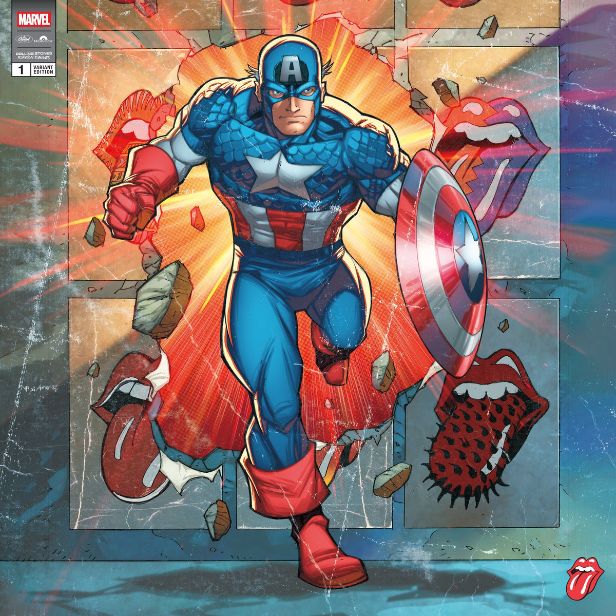 The Rolling Stones Foreign Tongues (Marvel Collector'S Series) [Captain America] [2LP]