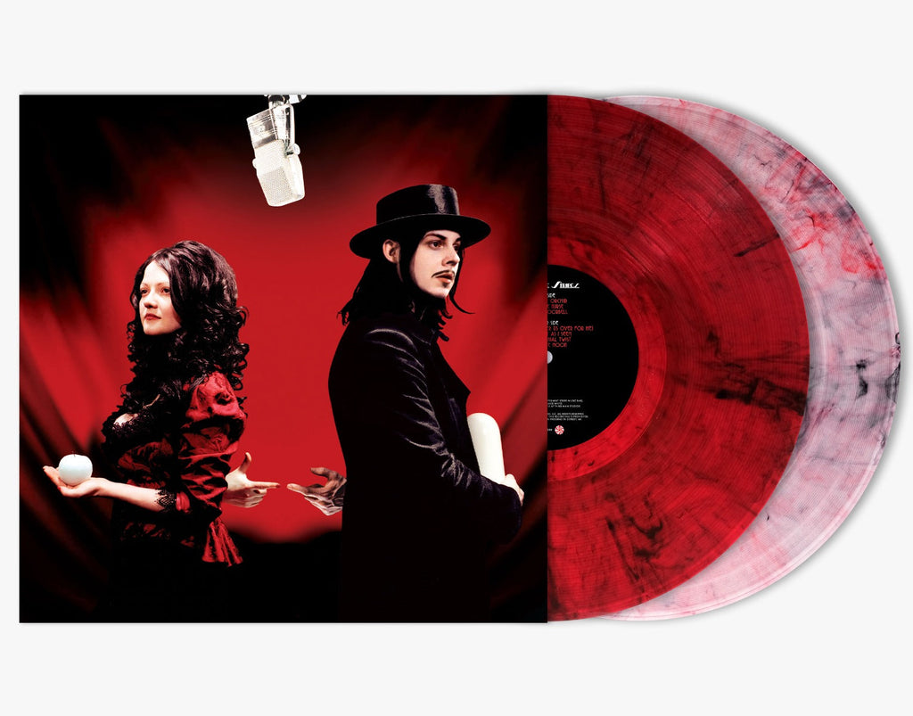 The White Stripes Get Behind Me Satan (20Th Anniv Ltd Ed 2Lp Red/Clear W/Black Wisps)