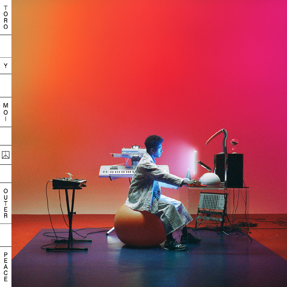 Toro Y Moi Outer Peace (Translucent Purple With Orange Splatter Vinyl)